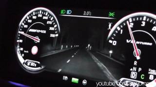 2014 MercedesBenz S 63 AMG 4MATIC Night Vision with Spotlight Function [upl. by Nosnibor]