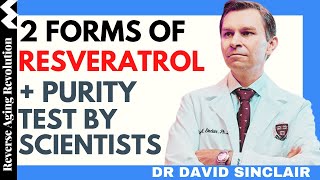 DAVID SINCLAIR “2 Forms of Resveratrol” amp Purity Test By Scientists  Dr David Sinclair Clips [upl. by Artenal435]