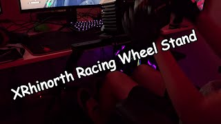 XRhinorth Racing Wheel Stand Unboxing Assembly and Quick Review Tested with Fanatec [upl. by Emolas]