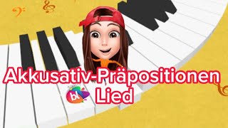 AkkusativPräpositionen LiedAccusative prepositions song [upl. by Evita]