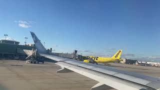 Frontier Airlines A320neo Takeoff From Philadelphia PHL [upl. by Aislehc]