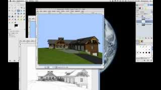 ArchiCAD Tutorial 13 Quick and Pretty Renderings From ArchiCAD [upl. by Rourke413]