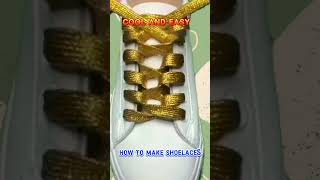 cool and easy how to make shoelaces shoes knot sneakers shortvideo music alanwalker song [upl. by Ribaj]