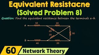 Equivalent Resistance Solved Problem 8 [upl. by Ayekel575]