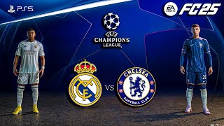 FC 25  Real Madrid vs Chelsea Ft Mbappe Palmer  UEFA Champions League  PS5™ 4K60 [upl. by Retsevlis179]