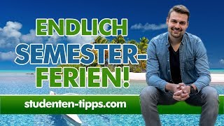 Zeit für Semesterferien 💥 Richtig chillen entspannen und runterkommen 😎 StudentenTipps [upl. by Atenaz]