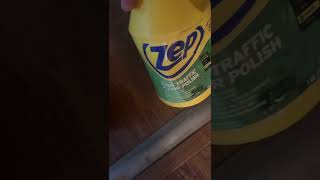 How to polish your floors  QUICK amp Easy  ZEP HARDWOOD CLEANER [upl. by Larrie667]