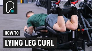 How To Do A Lying Leg Curl Prone Leg Curl [upl. by Livvi767]