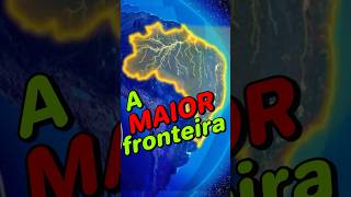 Qual a MAIOR fronteira do Brasil geografia brasil bolivia [upl. by Cedell]