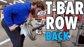 TBAR ROW  Back  HowTo Exercise Tutorial [upl. by Cecily]