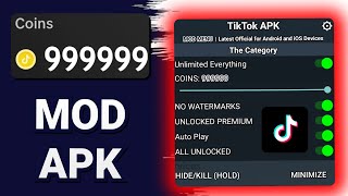 TikTok HackMod APK v92025 🎯 How to Get Free Coins on TikTok iOS amp Android [upl. by Haelak]