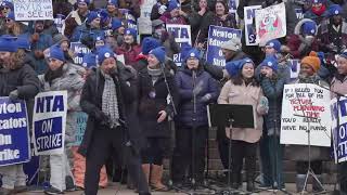 NTA rallies with METCO on day 11 of teachers strike and day 7 of school closure January 29 2024 [upl. by Naz666]