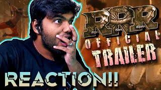 RRR Trailer Telugu amp Tamil  REACTION  NTR  Ram Charan  Ajay Devgn  SS RajamoulI [upl. by Alleram]