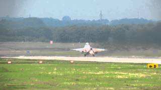 Geilenkirchen Airbase 18062012 F16 31sq Belgian AF Departure [upl. by Yasdnyl991]