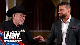 Jim Ross Sits Down With Wardlow  Extended Cut  AEW Dynamite 21523 [upl. by Ylenaj249]