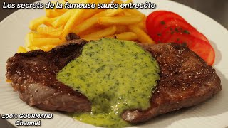 Recette de la sauce entrecôte la meilleur des sauces pour les pièces de bœuf grillées ou poêlées [upl. by Karwan]