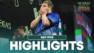 DECIDING LEG DRAMA amp MORE SHOCKS Day Five Highlights  2024 Grand Slam of Darts [upl. by Ysabel306]