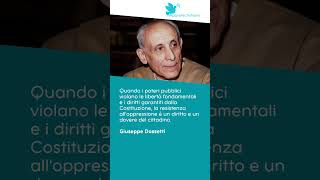 Giuseppe Dossetti  Resistenza [upl. by Lockhart]