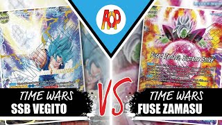 SSB Vegito vs Fuse Zamasu  Time Wars EP 18  DBS TCG [upl. by Gainor50]