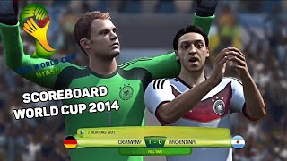 FIFA 14 SCOREBOARD WORLD CUP 2014 PATCH [upl. by Mcnally]