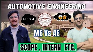 Learn Everything About Automotive Engineering At DTU 🤑🤑 [upl. by Shulamith580]