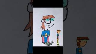 Draw Mermaid Harold  Total Drama 382 drawing [upl. by Ahsok]