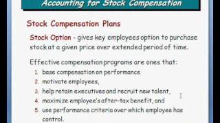 Ch16 Dilutive Securities  Stock Compensations 51 [upl. by Yahsan]