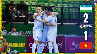 Full Match  AFC Futsal Asian Cup Thailand 2024™  QuarterFinals  Uzbekistan vs Vietnam [upl. by Vasquez]