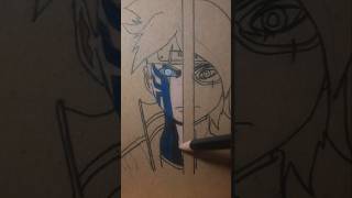 Boruto x Sarada Drawing Part 2 shorts boruto sarada anime animedrawing naruto kakashi [upl. by Irra]