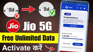 Jio 5g activate kaise kare  how to activate jio 5g  jio 5g unlimited data not working 2025 [upl. by Kurman]