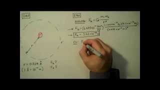 How to Solve a Coulombs Law Problem  Simple Example [upl. by Tristram]