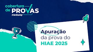 Live de Apuração  Prova de Residência Médica do HIAE 2025  Cobertura de Provas Medway [upl. by Longtin]