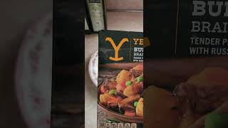 Yellowstone Bunkhouse Braised Beef Stew Review Part 1 foodshorts foodlover walmart [upl. by Eelymmij]