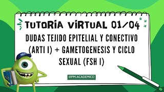 Dudas Tejido EpitelialConectivo y GametogénesisCiclo Sexual Femenino  PARTE 1 [upl. by Audrit190]