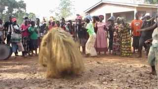 Sierra Leone devil dancing 2012 [upl. by Nomar815]