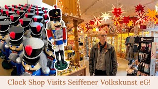 Clock Shop Visits Seiffener Volkskunst eG  Germany Trip 2024 [upl. by Gregory]