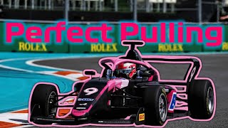 Perfect Abbi Pulling Takes Championship Lead After Fantastic Race  F1 Academy Miami [upl. by Phina]