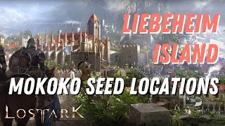 Lost Ark  Liebeheim Island Mokoko Seed Locations [upl. by Pinckney]