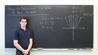 How to Determine the Width of Your Parabola  All About Parabolas [upl. by Heddie]