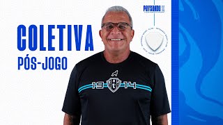 PapãoTV COLETIVA PÓS JOGO DO TÉCNICO HÉLIO DOS ANJOS PAYSANDU 1X0 SANTA ROSA  AO VIVO [upl. by Nnyleahs]