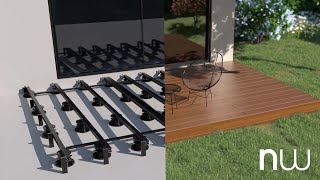 Poser une terrasse bois composite sur structure TROCOSTO® ALUMINIUM [upl. by Zink]