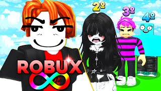 FINGI SER DESUMILDE PRA IRRITAS AS PESSOAS NO ROBLOX COM ROBUX INFINITO 😈 [upl. by Herschel]