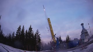 Space Team Aachen  STAHR Hybrid Rocket Launch [upl. by Zirtaeb]