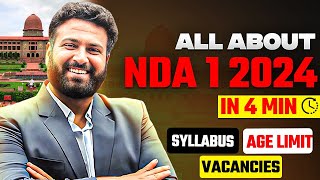 NDA 1 2024 Age Limit Criteria😱 NDA 2024 Syallbus All Details In One Video Learn With Sumit [upl. by Coretta]