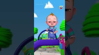 Learn about colors on the Rainbow Slide with BabyTaku funny kidsfun babytoyshow kidsshorts [upl. by Jacinthe142]