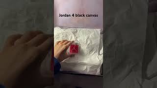 Jordan 4 black canvas [upl. by Natsirc]