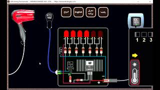 LED Analog Thermometer [upl. by Sharron]