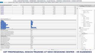 HVAC Load Report amp Space Schedule in Revit MEP  Part 09  Student Work  BIM Model [upl. by Rutan149]