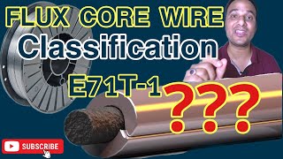 FLUX CORE WIRE CLASSIFICATION E71T1   WHAT IS WELDING ELECTRODE E71T1   MEANING OF E71T1 [upl. by Nimsay169]