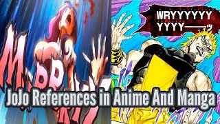 JoJo References In Anime And Manga VS Original JoJo Material  Requiem Edition [upl. by Nuahsed]